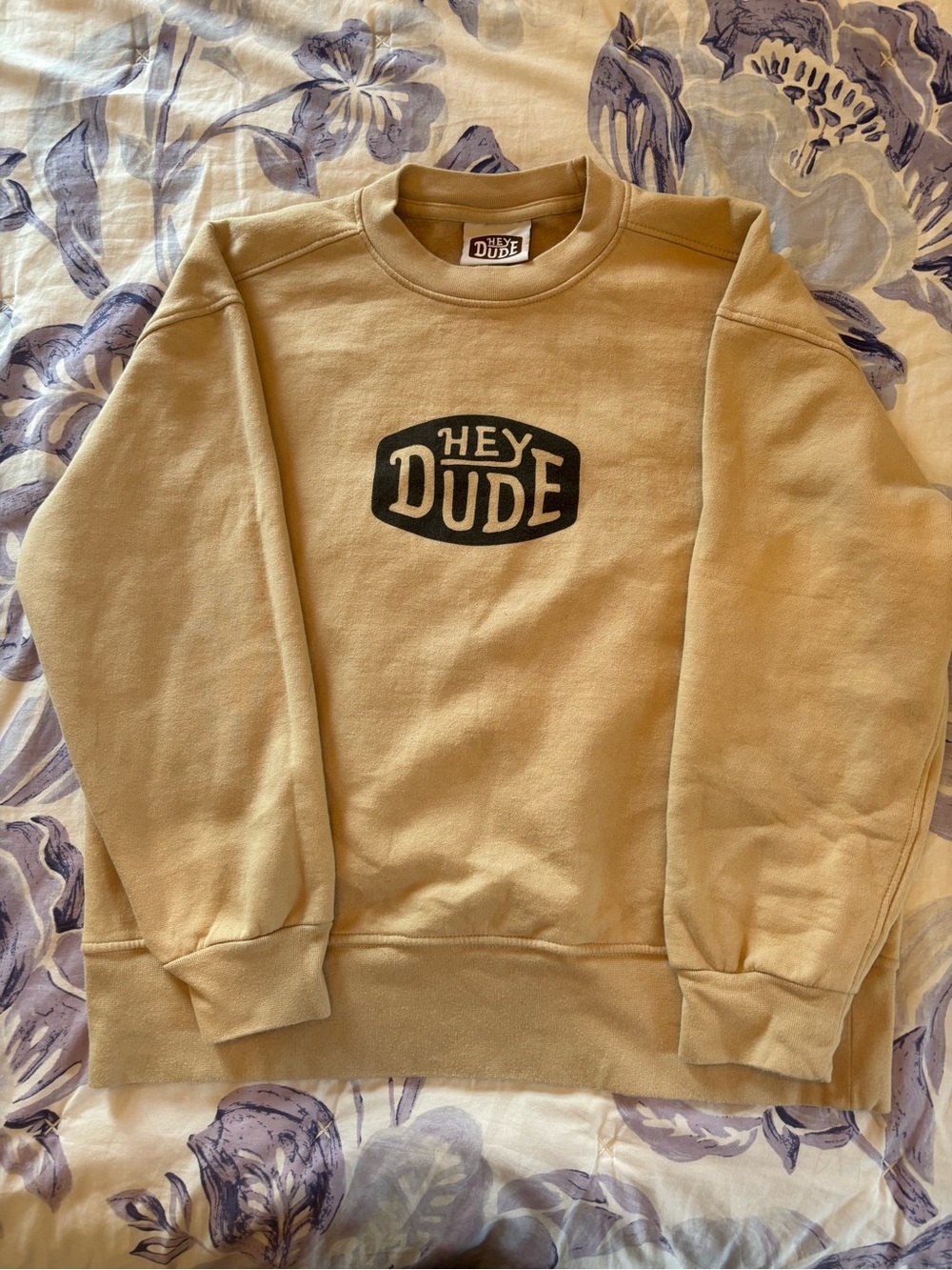 Hey Dude Crewneck Sweatshirt Womens L